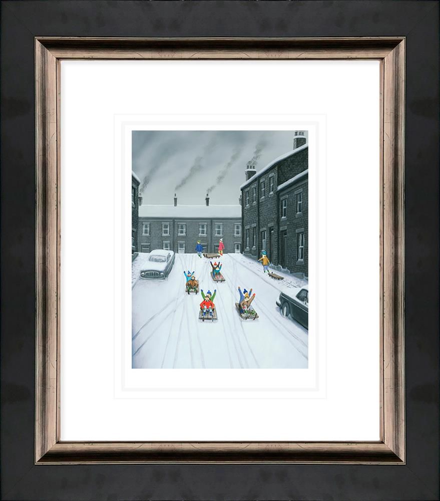 Off We Go Framed Print on Paper by Artist Leigh Lambert