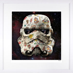 Old School Cosmic Framed Print on Paper by Artist Monica Vincent