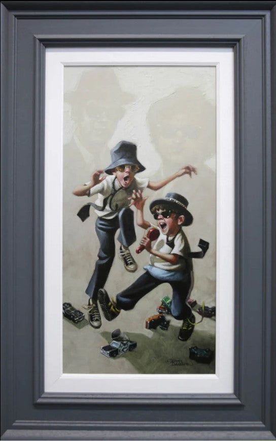 On A Mission Framed Canvas on Board by Artist Craig Davison