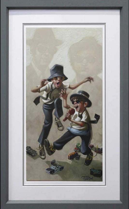 On A Mission Framed Print on Paper by Artist Craig Davison