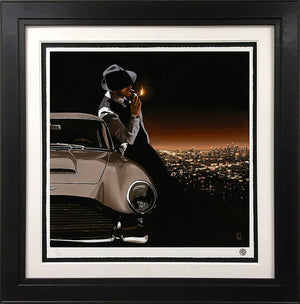 On Top Of The World Framed Print on Paper by Artist Richard Blunt