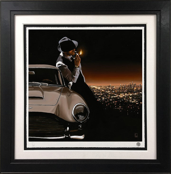 On Top Of The World Framed Print on Paper by Artist Richard Blunt