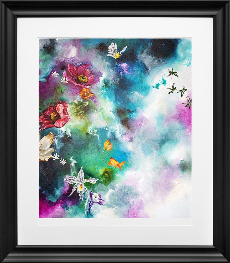 Opal II Framed Print on Paper by Artist Katy Jade Dobson