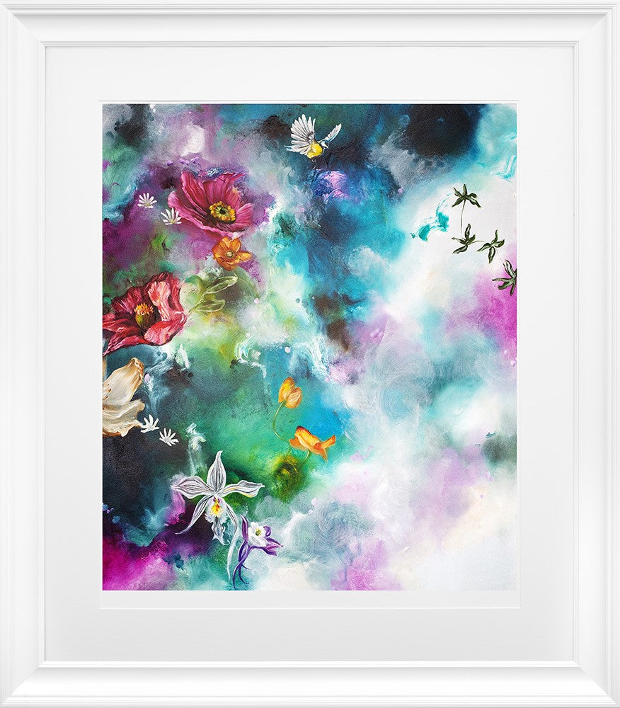 Opal II Framed Print on Paper by Artist Katy Jade Dobson