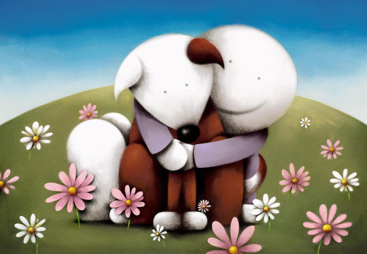 Our Happy Place Mounted Print by Artist Doug Hyde