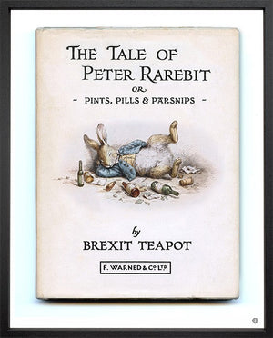 Pints, Pills & Parsnips Framed Signed Limited Edition Print on Paper by Artist JJ Adams