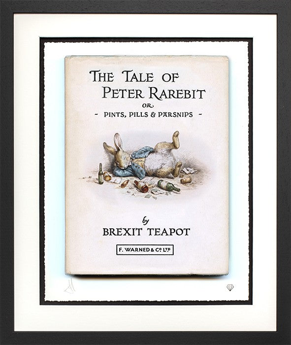 Pints, Pills & Parsnips Framed Signed Limited Edition Print on Paper by Artist JJ Adams