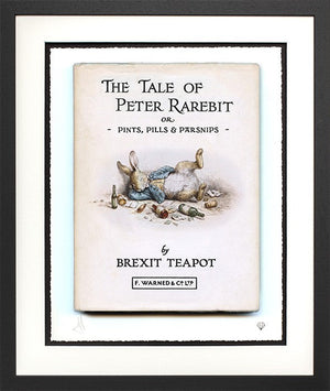 Pints, Pills & Parsnips Framed Signed Limited Edition Print on Paper by Artist JJ Adams