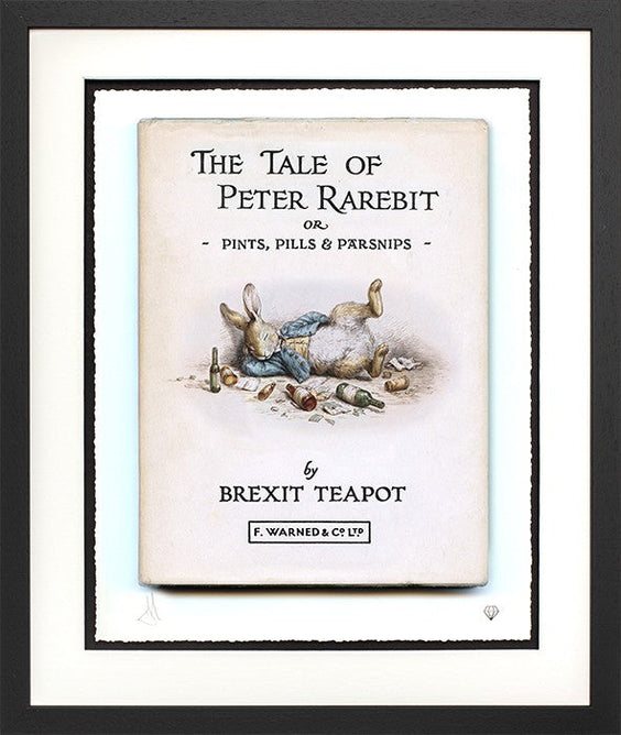 Pints, Pills & Parsnips Framed Signed Limited Edition Print on Paper by Artist JJ Adams