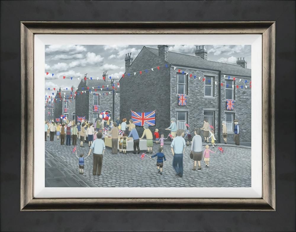 Pride of Britain Framed Print on Board by Artist Leigh Lambert