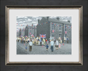 Pride of Britain Framed Print on Paper by Artist Leigh Lambert