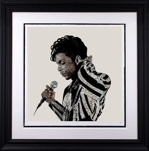 Prince Framed Print on Paper by Artist Zee