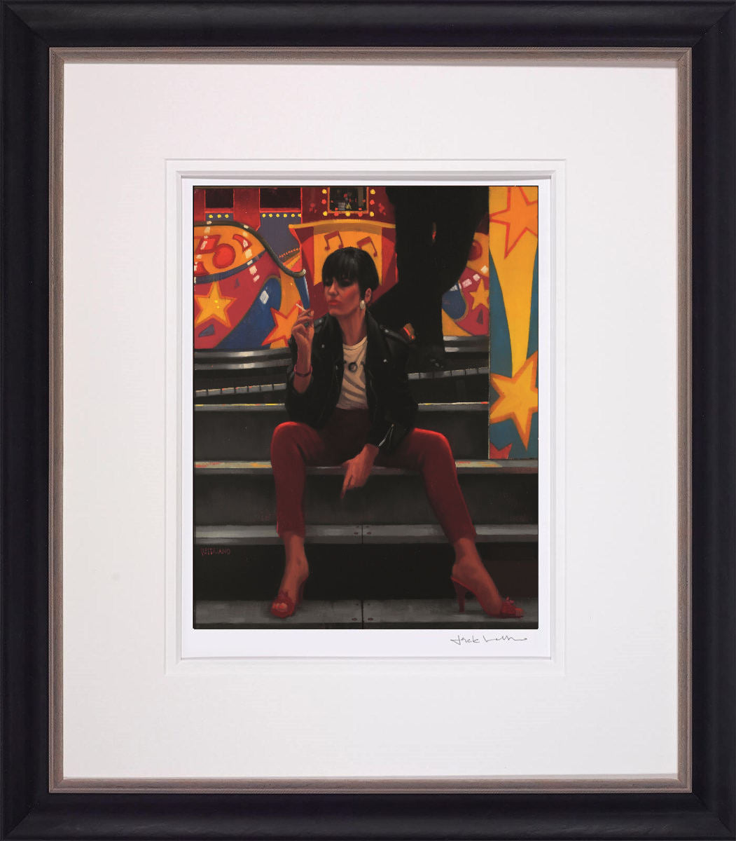 Queen Of The Waltzer Framed Print on Paper by Artist Jack Vettriano