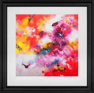 Radiant Framed Print on Paper by Artist Katy Jade Dobson