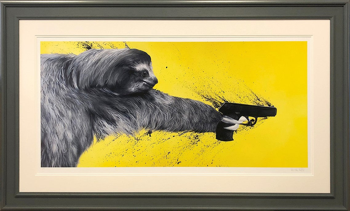 Rapid Response Framed Print on Paper by Artist Dean Martin (The Mad Artist)