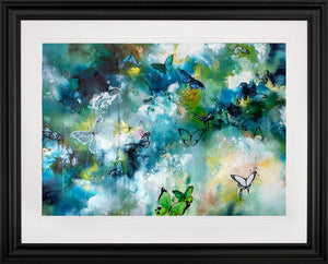 Ripple Framed Print on Paper by Artist Katy Jade Dobson