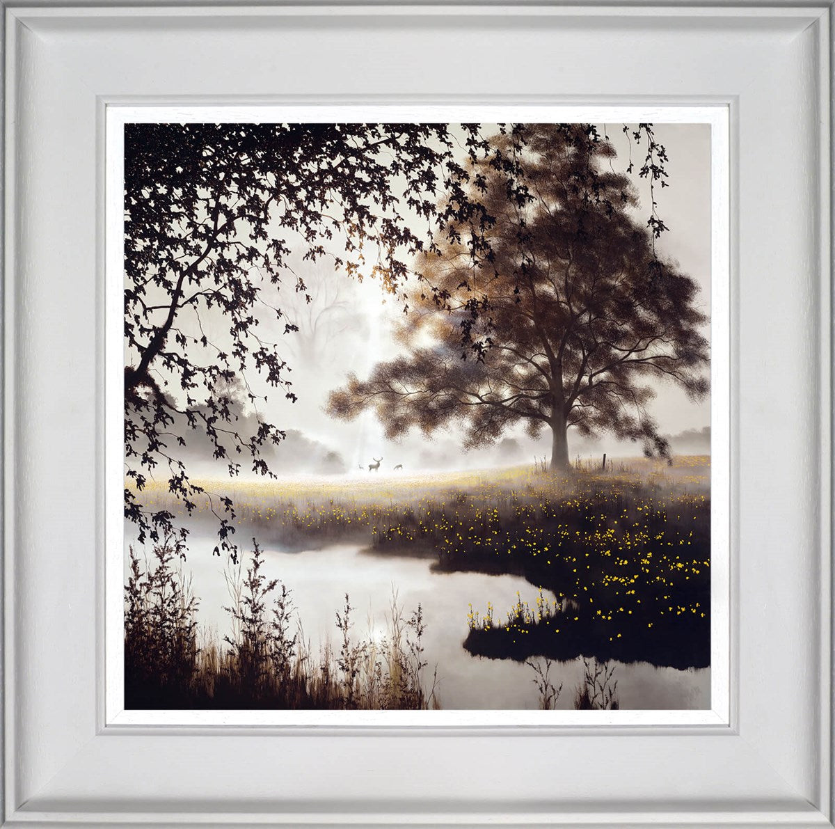 Roaming Free Framed Print on Board by Artist John Waterhouse