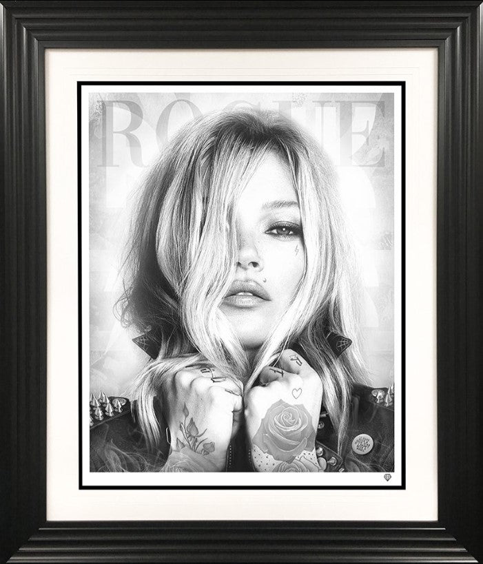 Rock Star Rogue Framed Print on Paper by Artist JJ Adams