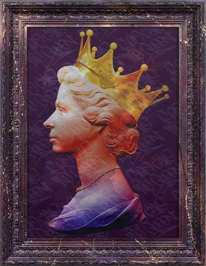 Royal Elegance Framed Signed Limited Edition Lenticular Print on Board by Artist Dan Pearce