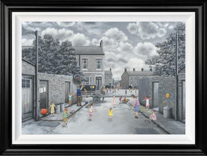 Schools Out For Summer Signed Limited Edition Deluxe Print on Board by Artist Leigh Lambert