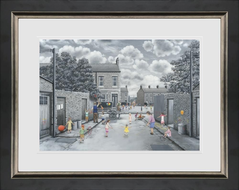Schools Out For Summer Signed Limited Edition Print on Paper by Artist Leigh Lambert