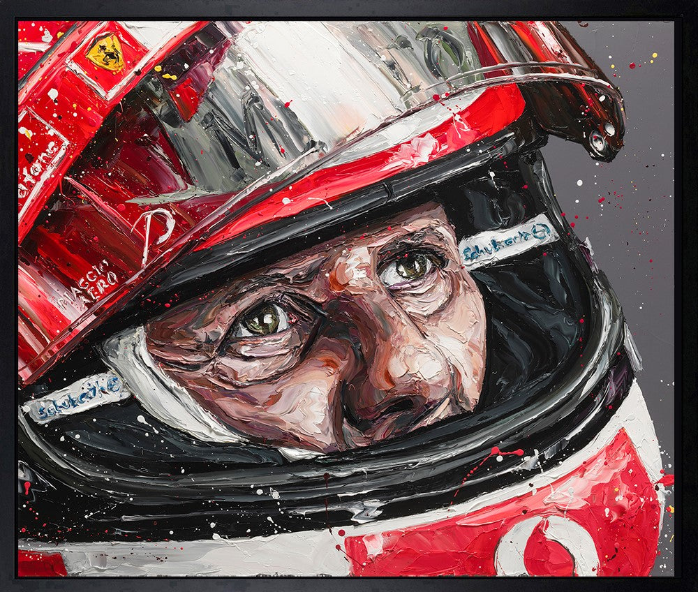 Schumacher 2003 Framed Print on Canvas by Artist Paul Oz