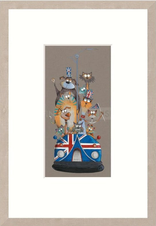 Scream For Speed I Signed Framed Limited Edition Print on Paper by Artist Gary Walton