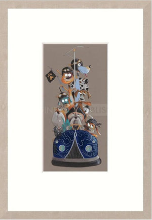 Scream For Speed III Signed Framed Limited Edition Print on Paper by Artist Gary Walton