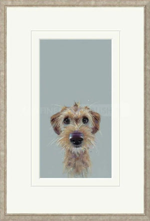 Scruff Signed Framed Limited Edition Print on Paper by Artist Nicky Litchfield