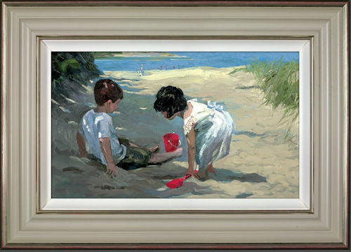 Shady Retreat Framed Canvas on Board by Sherree Valentine Daines