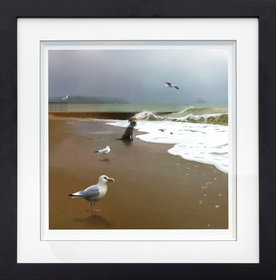 Shallow End Framed Print on Paper by Artist Stephen Hanson