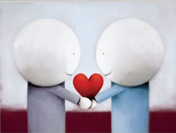 Sharing Love Mounted Print by Artist Doug Hyde