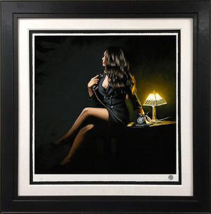 She E.O Framed Print on Paper by Artist Richard Blunt