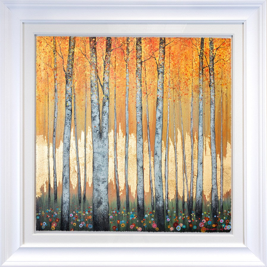 Silver Forest I Framed Limited Edition Print on Paper by Artist Dale Bowen