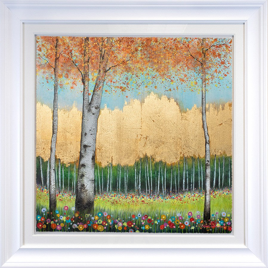 Silver Forest II Framed Limited Edition Print on Paper by Artist Dale Bowen