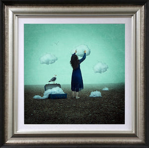 Silver Lining Framed Signed Limited Edition Print on Paper by Artist Michelle Mackie