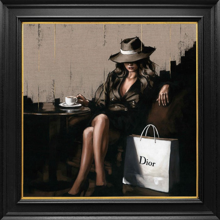 Simple Pleasures Signed Framed Limited Edition Print on Board by Artist Richard Blunt