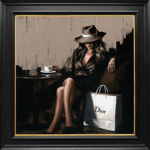 Simple Pleasures Signed Framed Limited Edition Print on Board by Artist Richard Blunt