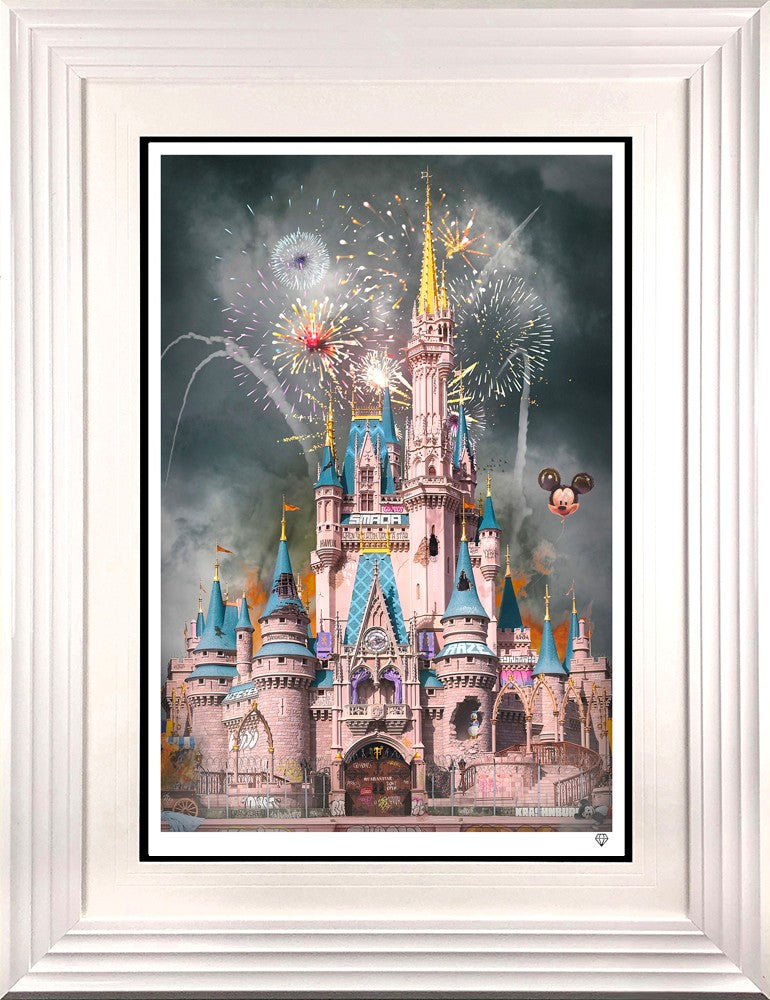 Sleeping Giant Signed Framed Limited Edition Print on Paper by Artist JJ Adams