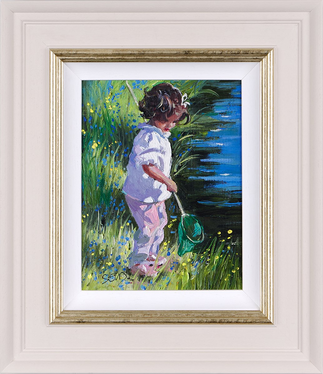 Small Wonders Framed Signed Limited Edition Canvas on Board by Artist Sherree Valentine-Daines
