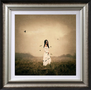 Song Bird Framed Signed Limited Edition Print on Paper by Artist Michelle Mackie