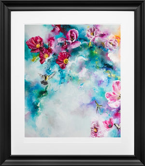 Spring Blossom I Framed Print on Paper by Artist Katy Jade Dobson