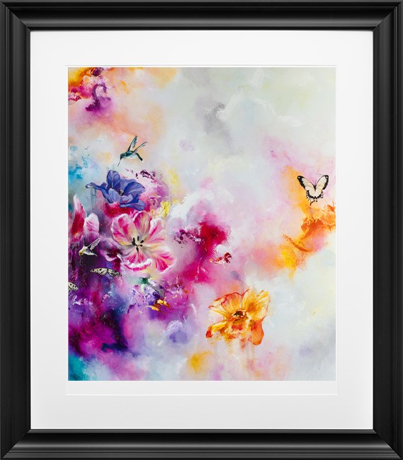 Spring Blossom II Framed Print on Paper by Artist Katy Jade Dobson