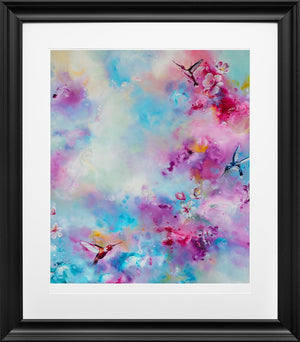 Spring Glow Framed Print on Paper by Artist Kay Jade Dobson