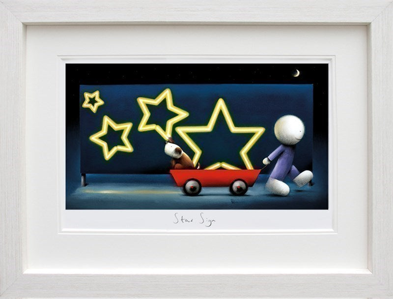 Star Sign Framed Print by Artist Doug Hyde