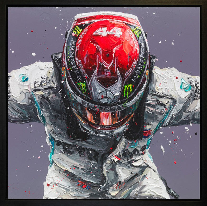 Still I Rise *6 Framed Limited Edition Embellished Boxed Canvas by Artist Paul Oz