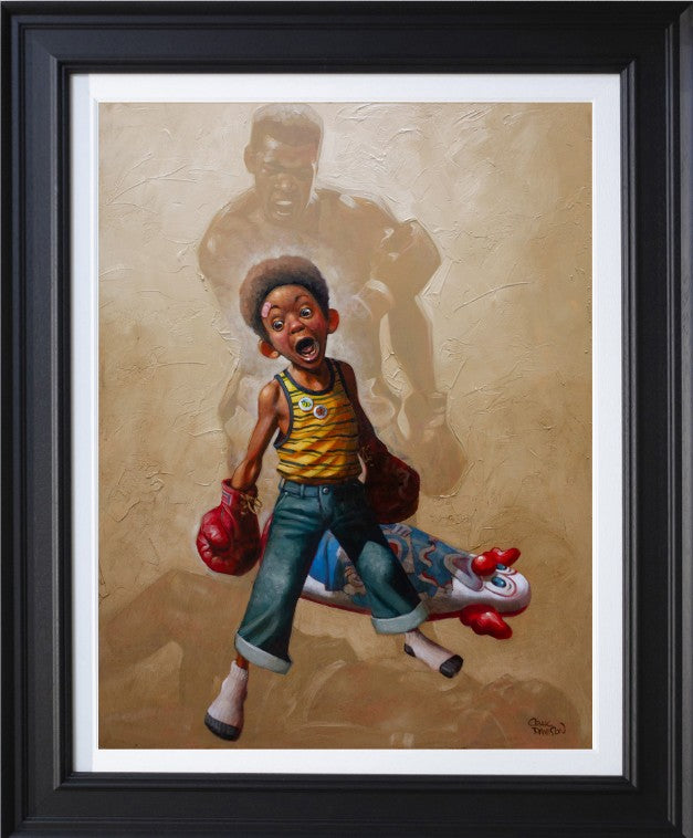 Sting Like A Bee Deluxe Signed Framed Limited Edition Print on Board by Artist Craig Davison