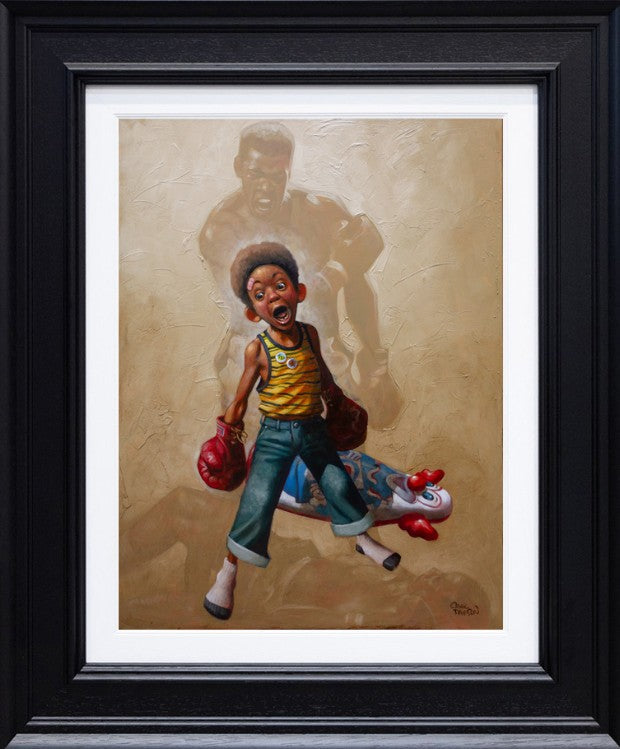 Sting Like A Bee Signed Framed Limited Edition Print on Board by Artist Craig Davison