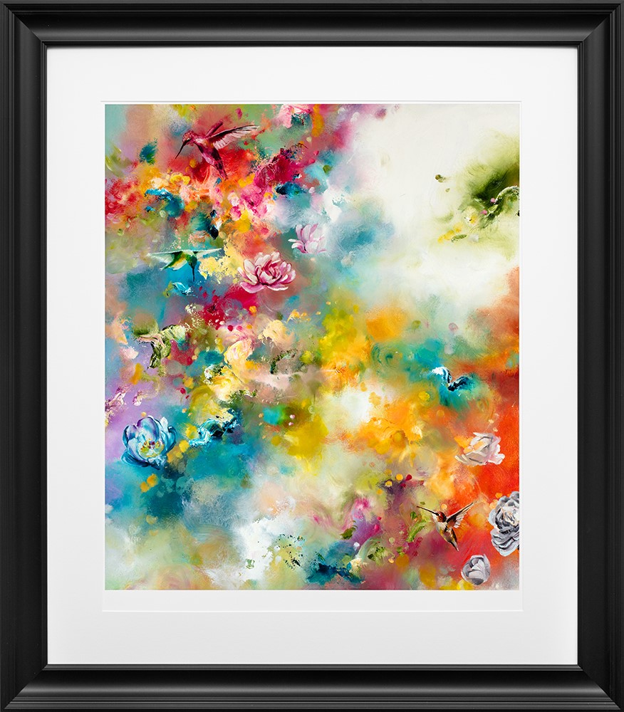 Summer Breeze Framed Print on Paper by Artist Kay Jade Dobson