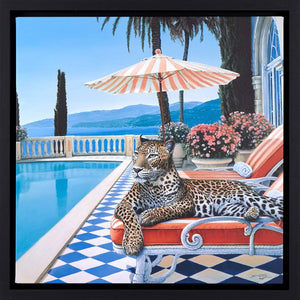 Summer in Sorrento Framed Signed Limited Edition Boxed Canvas by Artist Steve Tandy